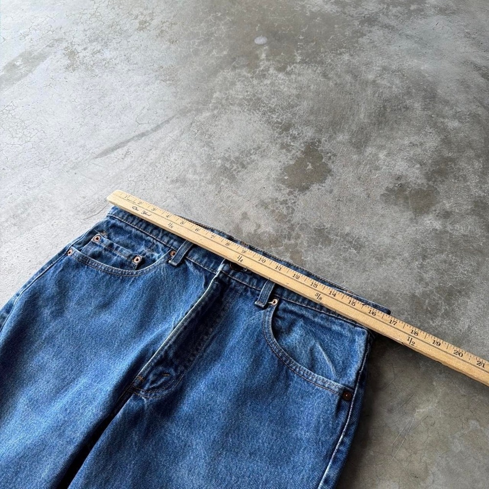 Vintage 90's Levi's 505 0217 80's Denim jeans straight fit Measures 33x29" - Picture 7 of 8